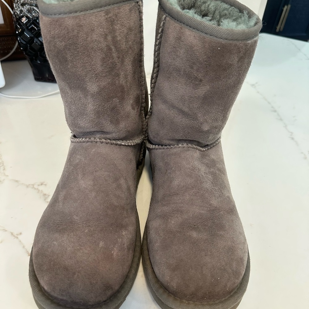 UGG Australia Classic Short Boots - Grey - Women’s Size 8